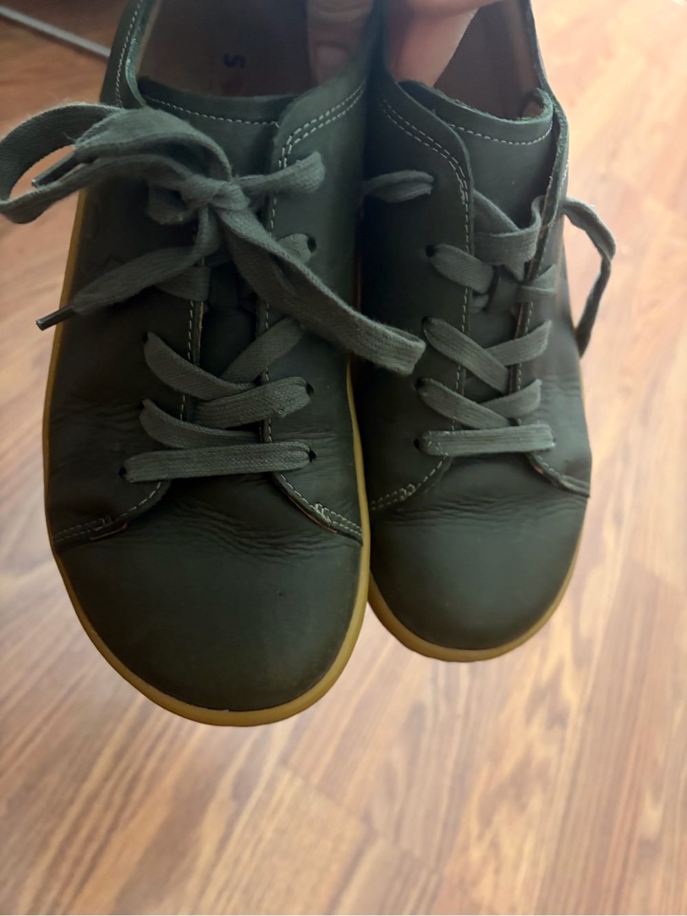 Women’s Addis Soul Green Leather Shoes - Picture 2 of 8